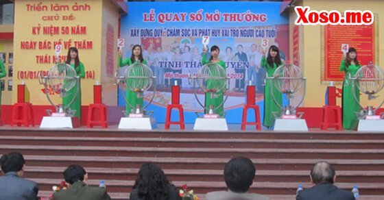 Một buổi quay xổ số đặc biệt tỉnh Thái Nguyên