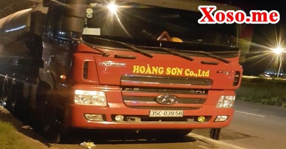 Chiếc xe bồn gây tai nạn
