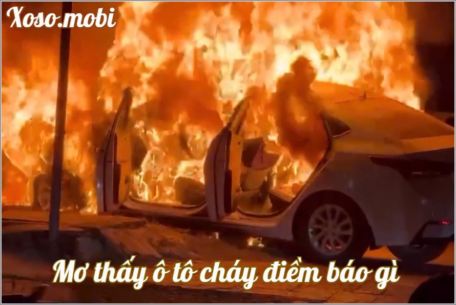 Tổng hợp các trường hợp mơ thấy cháy ô tô và giải mã số học