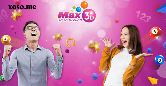 Xổ số tự chọn MAX3D có lịch quay vào thứ 2, 4. 6 trong tuần