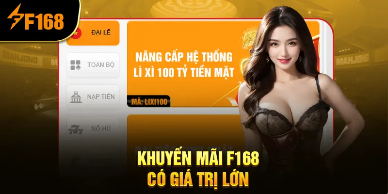 Ưu đãi hấp dẫn dành cho người chơi F168