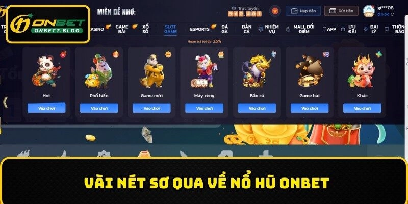 Nổ hũ ONBET – Khi may mắn và chiến lược cùng lên ngôi