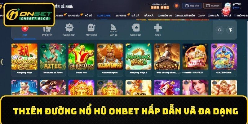  Top game slot nổ hũ siêu hot mà dân chơi không thể bỏ qua