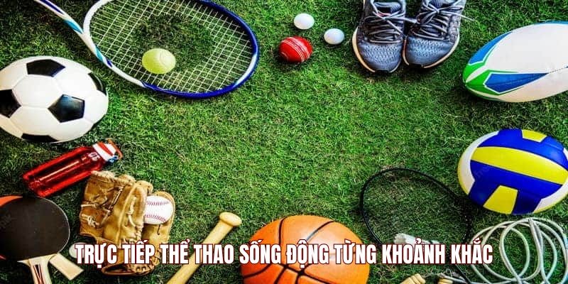 Trực tiếp thể thao sống động từng khoảnh khắc  Trực tiếp thể thao sống động từng khoảnh khắc