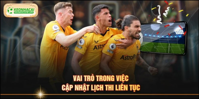 Vai trò trong việc cập nhật lịch thi liên tục